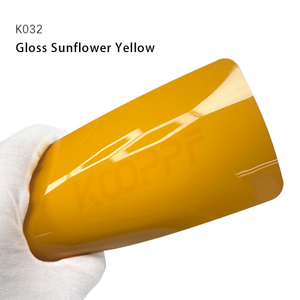 Filme de proteção de tinta para carro colorido de TPU amarelo de girassol com girassol brilhante
