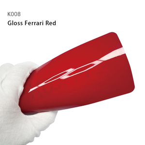 Brilho Ferrari Red TPU Color PPF Filme de proteção de tinta de carro em cores de cor 1.52*16m/roll