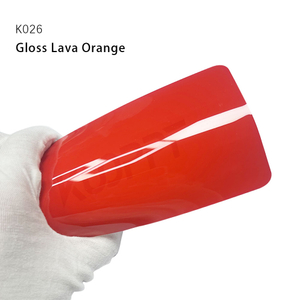 Brilho lava laranja tpu colorido ppf wrap ppf proteção de tinta filme aplicação seca e aplicação úmida