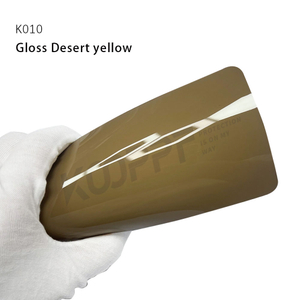 Desert Gloss Yeellow tpu cor ppf auto -cura Proteção de tinta filme veículo de carro envolta
