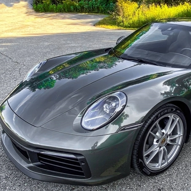 Porsche Aventurine Green TPU Color Car Car Film de proteção de tinta