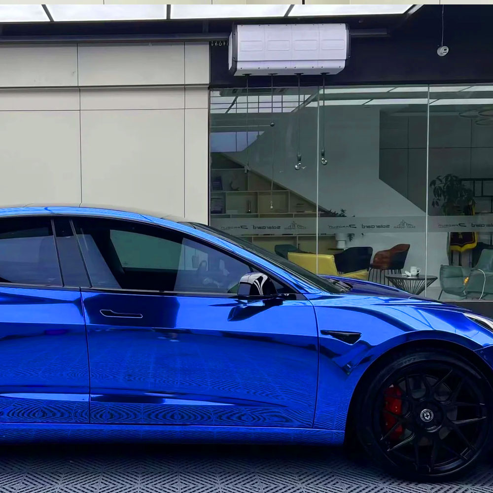 Super Chrome Nilo Blue Paint Protection Film Baixo preço e alta qualidade.