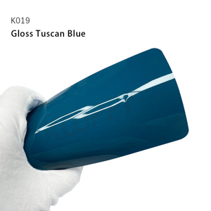 Filme de proteção de tinta para carro colorido azul tuscano brilhante